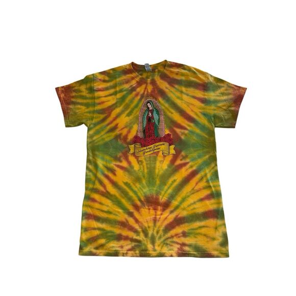 Virgin De Guadalupe Tie-Dye Tee - Picture 1 of 4